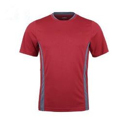 Men Dark blue Short Sleeve Soccer Jersey Team Training Uniform Football Match Shirt Quick Dipawerir