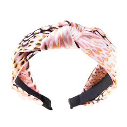 Vintage Snake Stampa Hairbands Headband Donne Nuovo tessuto annodato in tessuto a cornice Capelli Capelli Copricapo Elastico per capelli Accessori per capelli Ragazze