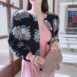 Runway Designer flowers Embroidery Cashmere Women Jacket Coat Spring Single Breasted Long Sleeve Casual Slim Outerwear 210519