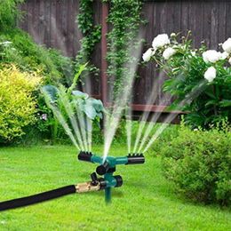 Поливное оборудование Три руб. Автоматический спринклер 360 градусов Ротационная распылительная головка садовой парниковый сад газон орошения практично