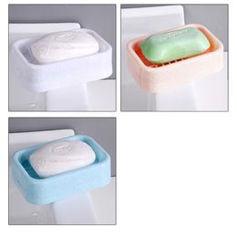 Draining Plastic Soap Holder Double Deck Creative Soaps Rack Box Shower Room Storage 0 55nh Q2