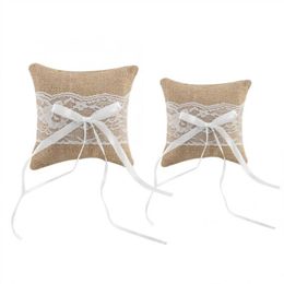 Cushion/Decorative Pillow Decorative Chair Cushion Lace Wedding Ring Bearer For Party