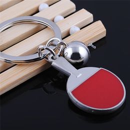 10Pieces/Lot 2021 New Sport Ping-Pong Table Tennis Ball Badminton Bowling Ball Keychain Key Chain Keyring Key Ring Souvenir Gift cs