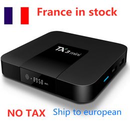 Ship from france TX3 Mini plus TV BOX Android 11 OS 2GB Ram 16GB Rom Amlogic S905W2 Quad Core Internet 4K