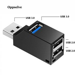 USB 3.0 HUB Adapter Extender Mini Splitter Box 3 Ports PC Laptop Macbook Mobile Phone High Speed U Disc Reader for Xiaomi