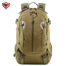 30L waterproof sports backpack men travel outdoor Military male Mountaineering Hiking Climbing Camping bags travel backpack Q0721