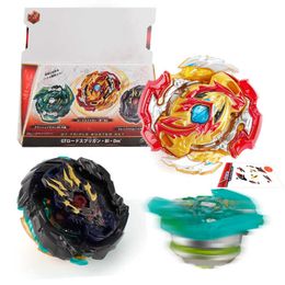 3 in 1 Beybleyd Burst GT Triple Booster Set Metal Fusion with Two-way Ruler Launcher Gyroscope Spinning Toys for Children X0528