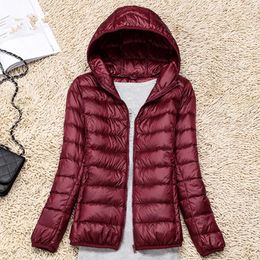 Women Down Coats Fashion Korean Woman Jacket Winter Thick Padded Hooded Plus Size 210531