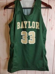 Stitched Custom College Baylor Bears Jersey Basketball NCAA Green #33 Men Women Youth XS-5XL
