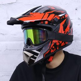 off road accessories UK - Motorcycle Helmets Professional Racing Motocross Casque Hors Moto Capacete Casco Off-road Helmet Accessories