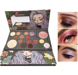 IGOODCO MAKEUP Swear By It Shadow Palette, 18 Colours Universally Flattering Neutral Shades - Ultra-Blendable, Rich Colours with Velvety Texture