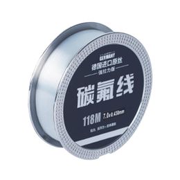 Braid Line 1 Pcs 118m Fluorocarbon Fishing Carbon Fibre Leader Pesca Super Strong Multifilament Front Wire