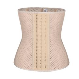 Premium Latex Waist Trainer Corset Abdomen Belly Slimming Wear Breathable & Comfortable 9 Steel Bones Firm Tummy Control Shapewears Body Sculpting Shaper