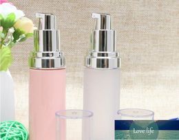 Storage Bottles & Jars 300pcs/lot 30ml Frosted/Pink Vacuum Airless Bottle Empty Cosmetic Containers Lotion Plastic Packaging SN3061 Factory price expert design