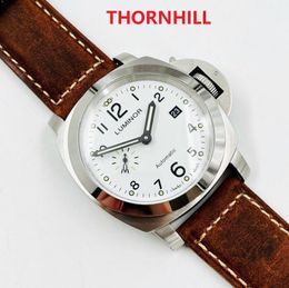 Top Mens Hand-wind Tourbillon Mechanical Movement Watch All dials work super luminous function mens watches 44mm genuine leather belt High Quality WristWatch Gift