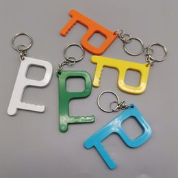 Sanitary contactless door opener EDC epidemic prevention virus protection isolation key safety key chain