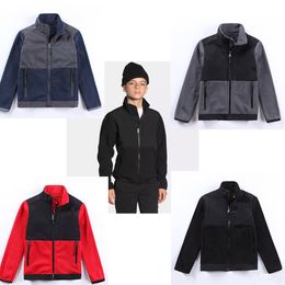 Мужчины мальчики дизайнерские капюшоны denail флис куртки высокого качества теплый зима детская куртка черный красный синий слон бешевая одежда