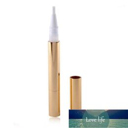 -3ml Bottiglie lucido Lip Gloss colorato Crescita Crescita per ciglia Strumento cosmetico Golden / Sliver Tubo di alluminio di alta qualità 50pcs / lot1