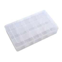 parts for jewelry Canada - Storage Bags 15 Grid Transparent Box Jewelry Tool Food Grade Pp Material Paper Tape Parts Case