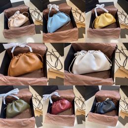 Womens handbags Leather clutch Pouch Soft voluminous crossbody bag High quality women wallets designers shoulder bags Multicolor luxury handbag