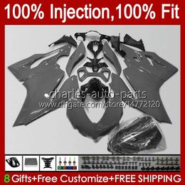 Glossy Grey Injection Mold Fairings For DUCATI Panigale 899 1199 S R 899S 1199S 12 13 14 15 16 Bodywork 44No.52 899R 1199R 2012 2013 2014 2015 2016 899-1199 12-16 OEM Body