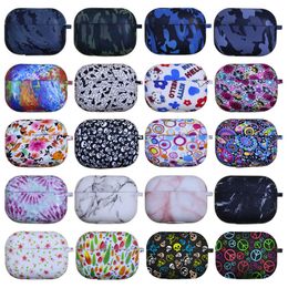 Earphone Accessories for Airpods Pro/3 Silicone Printing Case Protective Cover Wireless Bluetooth Headset Earbuds Anti-drop 25 Colours High Quality