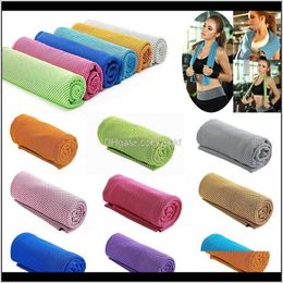 Textiles Home & Garden30*90 Ice Cold Summer Sunstroke Sports Exercise Cool Quick Dry Soft Breathable Cooling Towel Drop Delivery 2021 Ipmpb