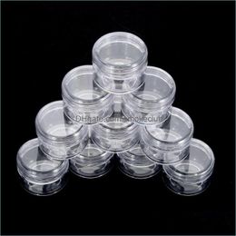 Bottles Packing Office School Business & Industrial Clear Plastic Cosmetic Sample Container 5 Grammes Jars Pot Small Empty 5000 Pieces Up Drop