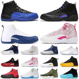 ovo 12 shoes Canada - 12 12s basketball shoes women men dark concord reverse flu game taxi twist ovo indigo cny mens trainers sports sneakers