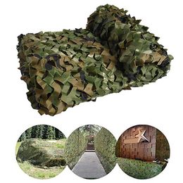 Chasse Military Camouflage Filets Woodland Armée Entraînement Camo Camo Netting Voiture Couvre Tente Camping Camping Sun Shelter Vence Jardin X0707