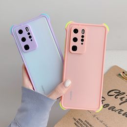 xiaomi mi 9 NZ - Shockproof Phone Cases For Xiaomi Redmi 10 Note 10 9 Pro Mi 11 Lite 11 Ultra POCO X3 Pro Soft Lens Protection Clear Cover