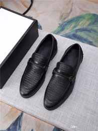 A1 Business LUXURY OXford SHOE MEN Breathable LEATHER SHOES Rubber Formal DRESS SHOES Male Office Party Wedding SHOES Mocassins 22