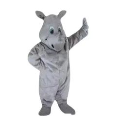 Rhino Mascot Costumes Halloween Fancy Party Dress Cartoon Character Carnival Xmas BirthdayAdults Outfit Adult Size Halloween