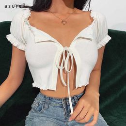 T-shirts Women Gothic Crop Tops Ladies Clothing Body Woman Tshirts Femme Aesthetic Korean Kawaii Designer Clothes 25041P 210712