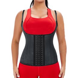 Latex Waist & Tummy Shapewears 25 Steelbones Firm Control Abdomen Tummy Slimming Girdle Shaping Perfect Curve For Women Body Shapers Sauna Sweat Suit DHL