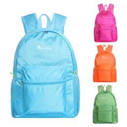 Special Price New Customised LOGO Korean Travel Bag Nylon Diamond Lattice Folding High Quality Backpack