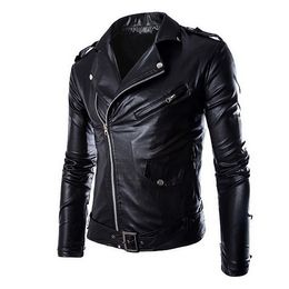 JODIMITTY Autumn Men's PU Leather Jacket For Men Fitness Fashion Male Suede Jacket Casaco Masculino Casual Coat Male Clothing p0804