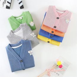 Baby Boys Jacket Children Knitwear Jacket Boys Girls Cardigan Fall/Winter Baby Jacket Infant Sweater 1 Piece 1742 B3