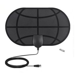 4K Digital HDTV Aerial Indoor Amplified Antenna 1180 Miles Range HD1080P DVBT2 Freeview TV HD TVantenna