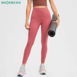 SHINBENE CLASSIC 2.0 Buttery-Soft Naked-Feel Athletic Fitness Leggings Women Stretchy Squat Proof Gym Sport Tights Yoga Pants 210929