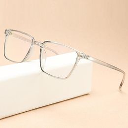 Fashion Sunglasses Frames 2021 Vintage Computer Eyeglasses Square Women Transparent Glasses Men Optical Myopia Plastic Spectacles Eyewear Fr