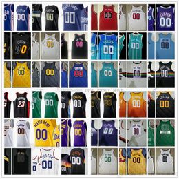 Authentic Player Version Stitched Basketball Jerseys Irving Harden Durant Booker Doncic Stephen James Curry Wiseman Rose Sexton Butler Jokic Mitchell Middleton