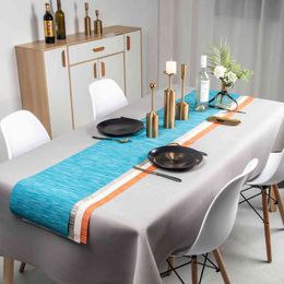 Special PVC Bamboos Tablecloth Dinning Table Runners Insulation Pad el Home Furnishing Decor Kitchen Accessories Decoration 211117