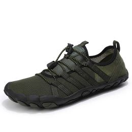 Hiking Footwear Women Swimming Shoes Slippers Green Water Shoes For Men Aqua Upstream Shoes New Breathable Mesh Beach Sandals Summer Sport Shoes HKD230706
