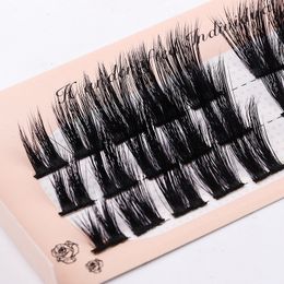 Wholesale Individual Cluster False Eyelashes Segmented DIY Eyelash Extension Natural Fluffy Fake Lashes Beauty Makeup Tool