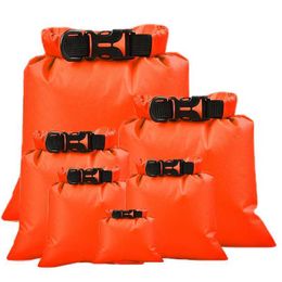 6pcs 1.5 / 2.5 3 3.5 5 8L Outdoor Waterproof Bag For Swimming Q0705