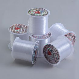 1 roll fish line wire clear nonstretch nylon string beading cord thread for jewelry making supply wire cord for bead