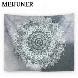 Meijuner Mandala Home Tapestry Wall Hanging Beach Towel Petal Floral Printed India MJ100 210609