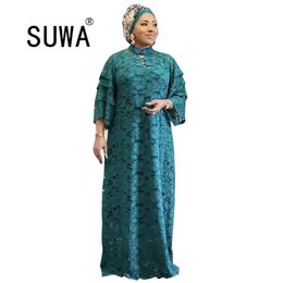 Solid Colour Women Dresses Summer Arrival African For Loose Elegant Midi Gowns Wholesale 210525