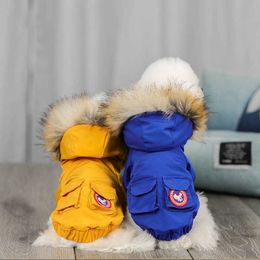Vêtements de chien chaud pour chien Hiver chien manteau veste animaux domestiques vêtements pour petits chiens moyens manteau animal de compagnie chaude